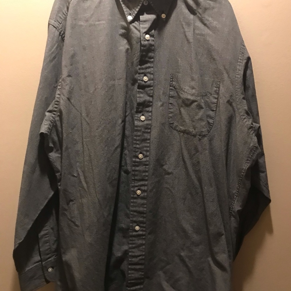 Brooks Brothers Men's Gray Button-Up Dress Shirt